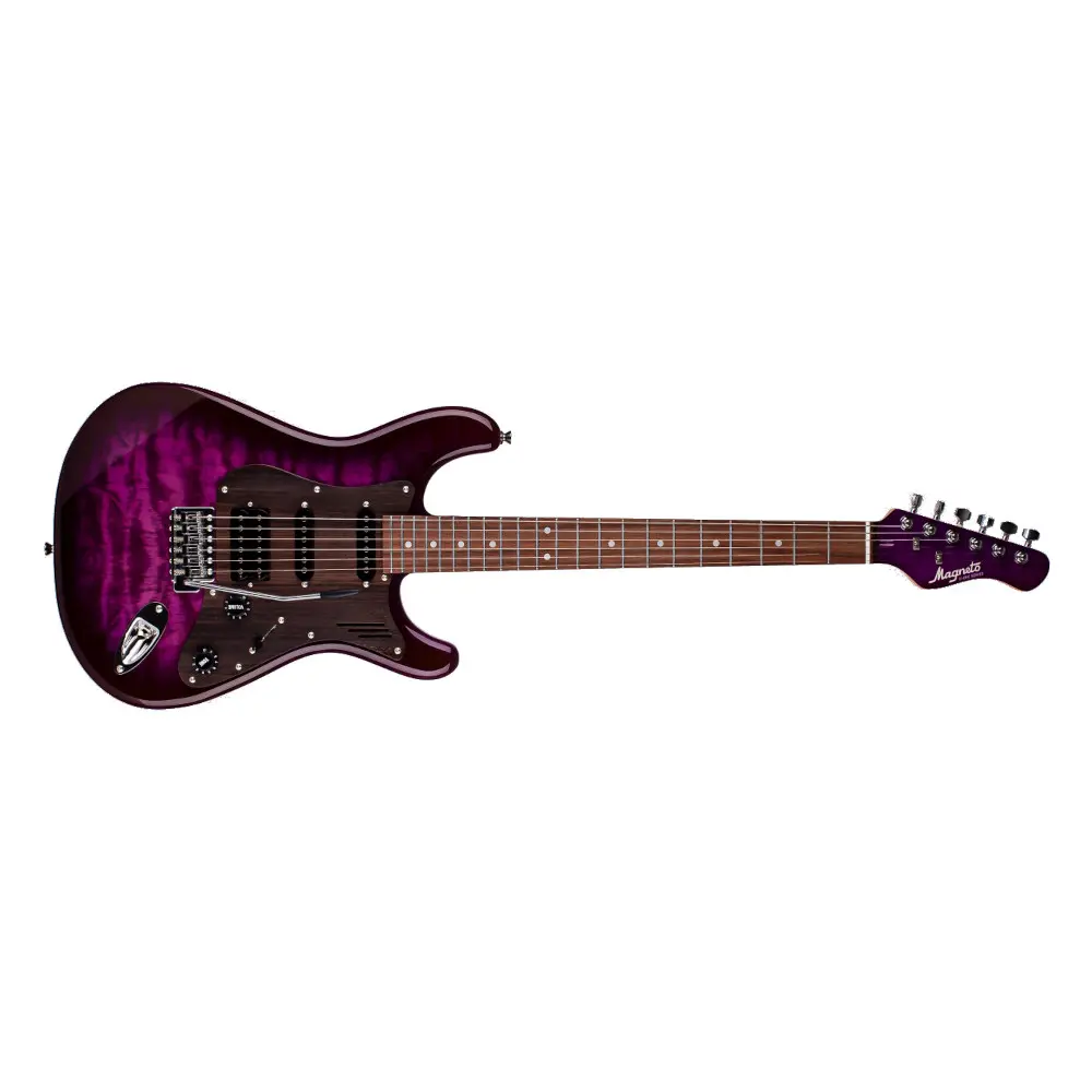 Magneto Guitars Sonnet Modern Quilted Transparent Purple